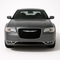 1:64 Chrysler 300 (2015–2023) diecast model car – grey full-size American luxury sedan, front view.