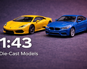 1:43 scale miniature die-cast car models detailed collectors vehicles