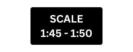 1/45 - 1/50 scale model vehicles – ideal for train layouts and large collections