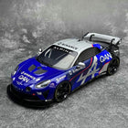 Otto Alpine A110 GT4 EVO 2024 Blue Esports Livery 1:18 Resin Model Car - detailed collector display model