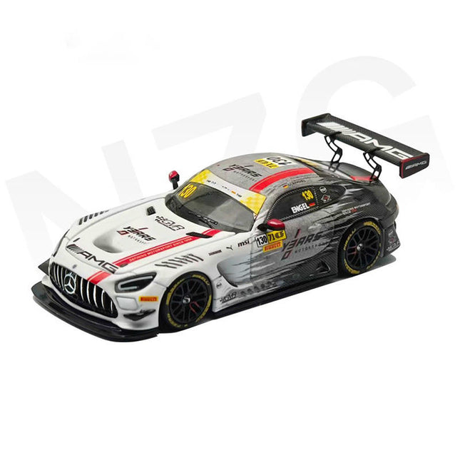 NZG Mercedes-AMG GT3 Macau GT No. 130 1:64 Diecast Model Car - detailed collector display model