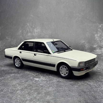Otto Peugeot 505 V6 Blanc Meije 1989 White 1:18 Resin Model Car - premium collector scale model