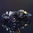 CMC Mercedes-Benz SSK Gift Set Black 1:18 Diecast Model Car - detailed collector display model