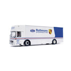 Schuco Mercedes-Benz O317K Porsche Racing Transporter - Rothmans 1:18 Diecast Model Car - detailed collector display model