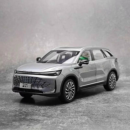 YX Car Model Beijing X7 Gray 1:18 Diecast Model Car - detailed collector display model