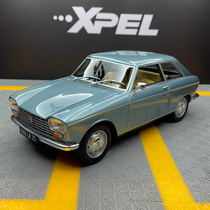 Otto Peugeot 204 Coupe Metallic Blue 1:18 Resin Model Car - collectible scale model car