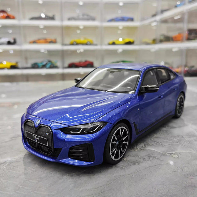 Otto BMW i4 M50 – Blue（OT453） 1:18 Resin Model Car - detailed collector display model