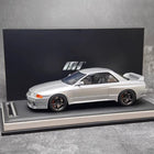 MH Nissan Skyline GT-R R32 White 1:18 Resin Model Car - collectible scale model car