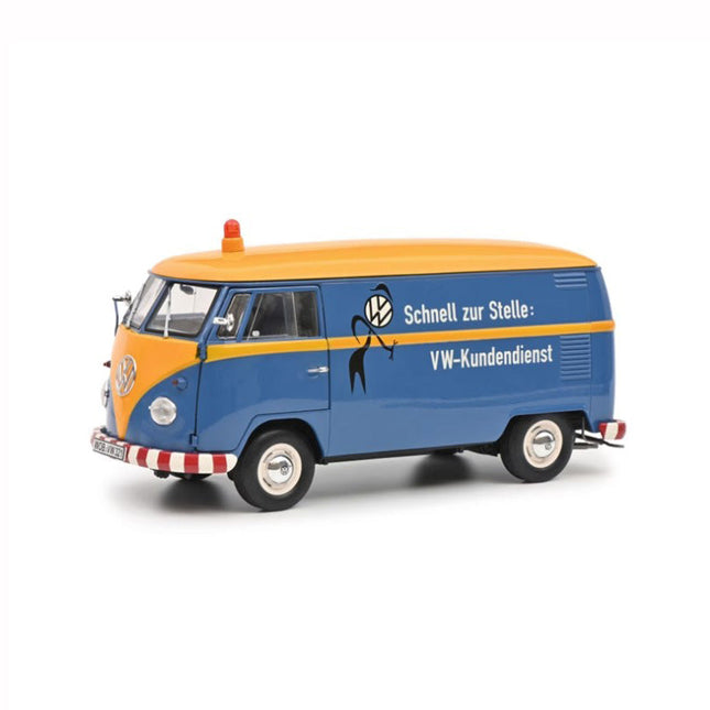 Schuco Volkswagen VW T1 Kasten #SERVICE Bus 1:18 Diecast Model Bus - detailed collector display model