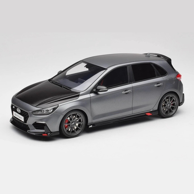 Otto Hyundai i30 N Project Grey 1:18 Resin Model Car - detailed collector display model