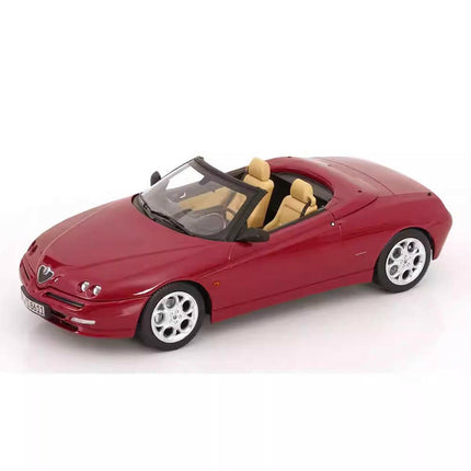 Norev Alfa Romeo Spider Sealed Red 1:18 Diecast Model Car - collectible scale model car