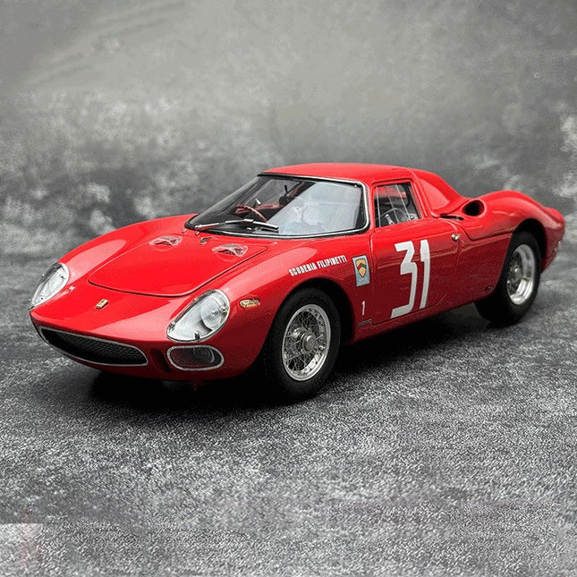 CMC Ferrari 250 LM Red #31 1:18 Diecast Model Car - detailed collector display model