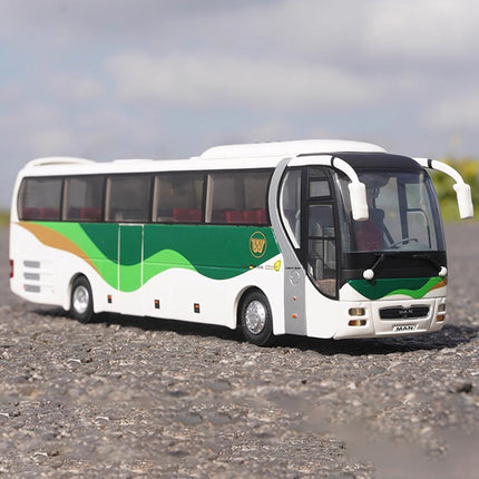 MAN R41 Coach Bus 1:42 Diecast Model Bus - studio product photo of the scale model