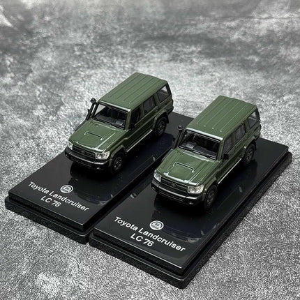 Para64 Toyota Land Cruiser 76 2014 Military Green 1:64 Diecast Model Car - collectible scale model car