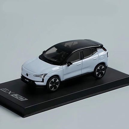 YX Car Model Volvo EX30 Ocean Blue 1:43 Diecast Model Car - detailed collector display model