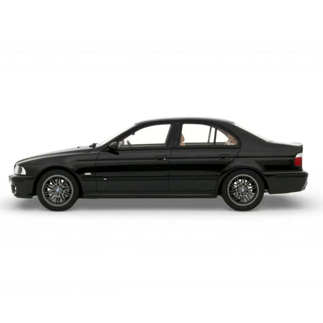Otto BMW E39 M5 2000 Black Sapphire Metallic 1:18 Resin Model Car - studio product photo of the scale model