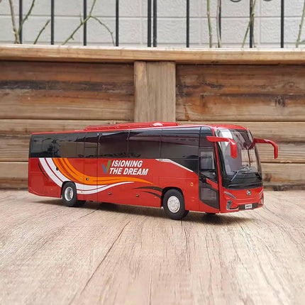 OEM Higer V12 Bus Red 1:42 Diecast Model Bus - scale model for display