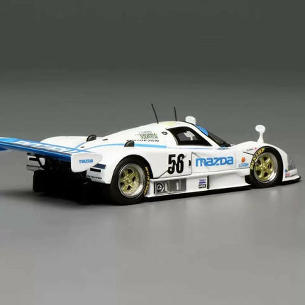 Motorhelix Mazda 787B #56 1991 Blue White 1:64 Diecast Model Car - collectible scale model car