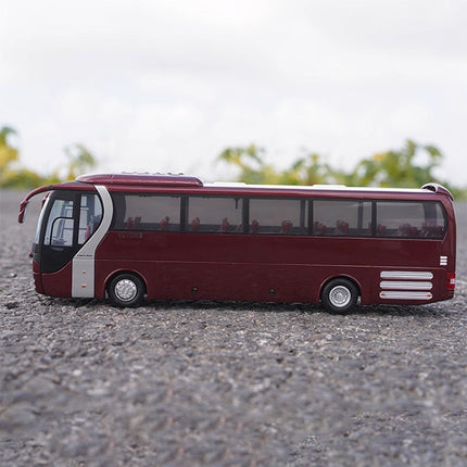 YX Car Model Yutong MAN Rhine Star 241 Bus 1:42 Diecast Model Bus - studio product photo of the scale model