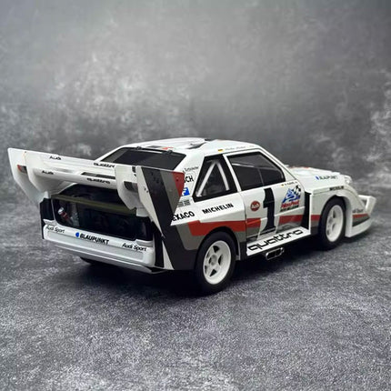 AutoArt 1986 Audi Quattro S1 Rally Monte Carlo 1:18 Diecast Model Car - premium collector scale model