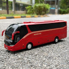 YX Car Model Suzhou Kinglong Higer Bus 1:42 Diecast Model Bus - detailed collector display model