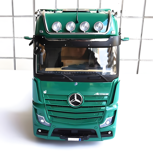NZG Mercedes-Benz Actros GigaSpace 4x2 Middle East Green Truck 1:18 Diecast Model Truck - detailed collector display model