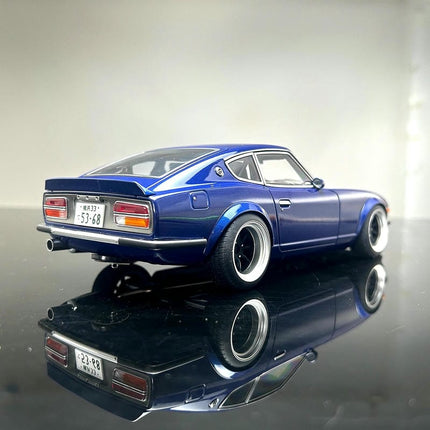 AutoArt Nissan Fairlady Z (S30) 30th Anniversary Blue 1:18 Diecast Model Car - collectible scale model car