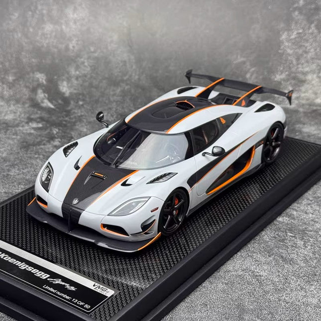 VMB Koenigsegg Agera RS Static Display 1:18 Resin Model Car - detailed collector display model