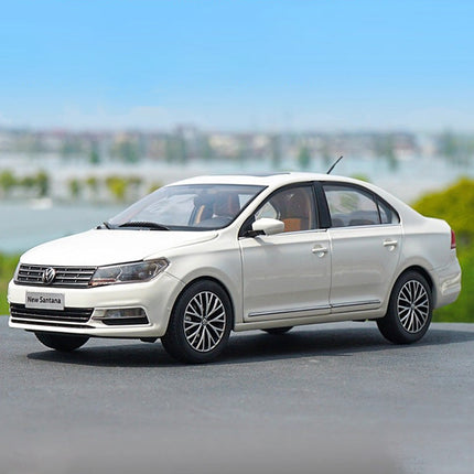 Shanghai Volkswagen Original Santana Sedan 1:18 Diecast Model Car - studio product photo of the scale model