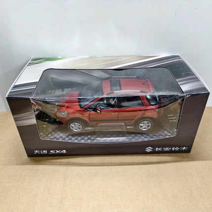 Original Suzuki SX4 Blue 1:18 Diecast Model Car - model display piece for collectors