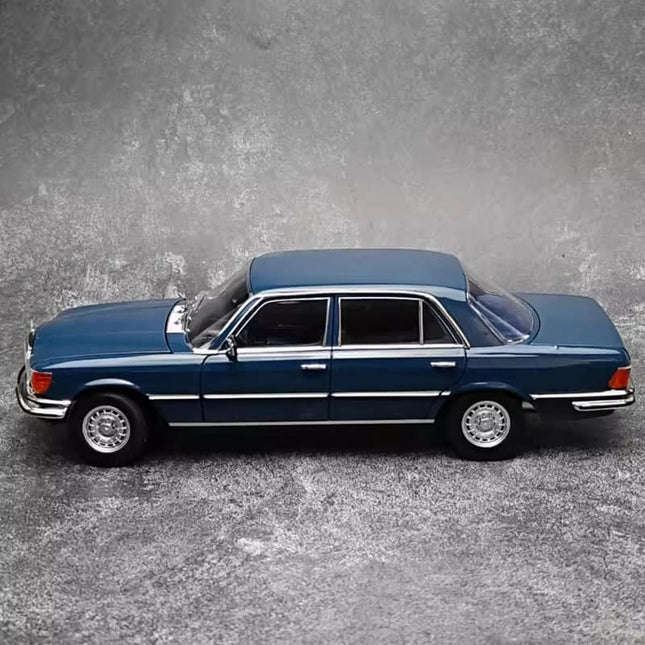 Norev Mercedes-Benz 350 SEL W116 1979 1:18 Diecast Model Car - studio product photo of the scale model