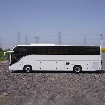 Original Manufacturer Yutong C12PRO White Bus 1:42 Diecast Model Bus - fine detailed model replica