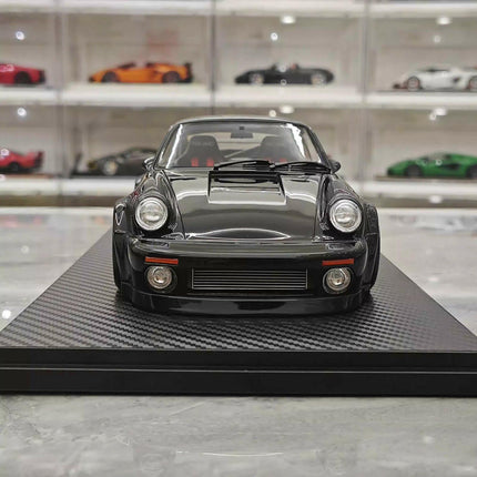 Ignition Model Porsche 964 RWB Blackbird Wangan Black 1:18 Resin Model Car - scale model for display