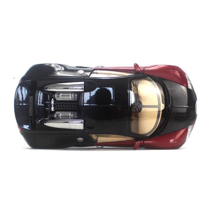 AutoArt Bugatti Veyron EB 16.4 Black Red 1:18 Diecast Model Car - fine detailed model replica