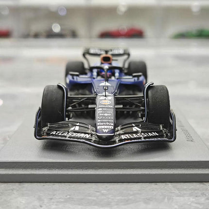 Spark Williams FW47 #23 Alex Albon 2025 Australian GP F1 1:43 Resin Model Car - studio product photo of the scale model