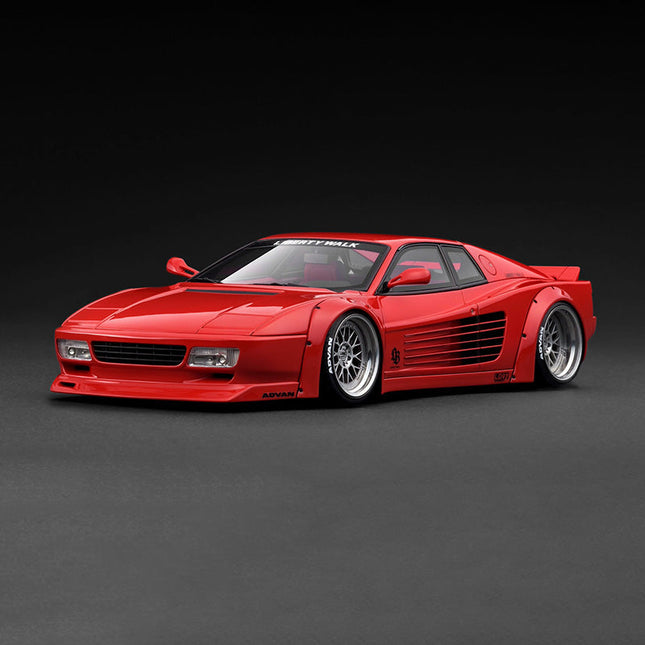 Ignition Model LB-WORKS Ferrari 512 Limited Red 1:18 Resin Model Car - detailed collector display model