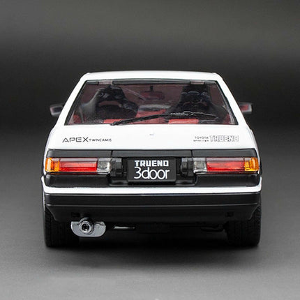Sun Star Toyota AE86 White 1:24 Diecast Model Car - fine detailed model replica
