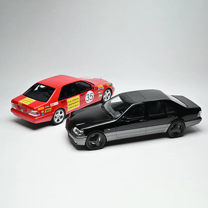 Vehicle Art Mercedes-Benz Brabus W140 Red 1:18 Resin Model Car - fine detailed model replica