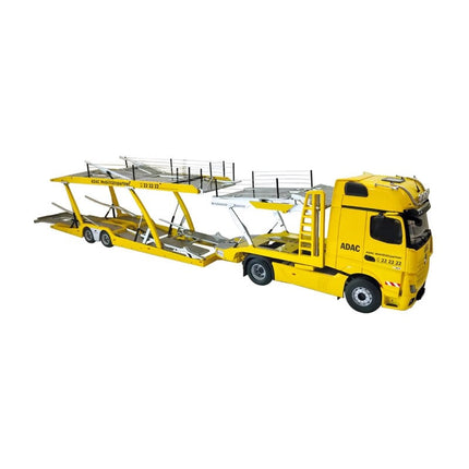 NZG Mercedes-Benz Actros GigaSpace Double-Decker Trailer 1:18 Diecast Model Bus - collectible scale model car