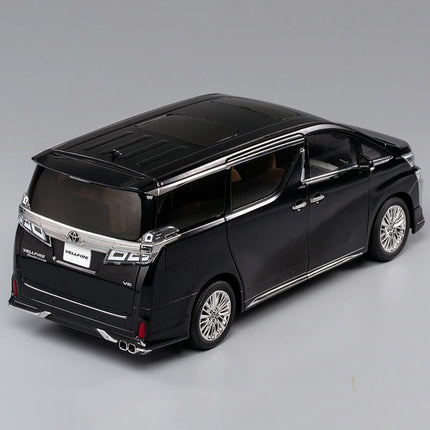 KengFai Toyota Vellfire 2021 Black 1:18 Diecast Model Car - collectible scale model car