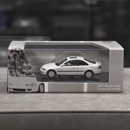 Para64 Honda Civic Si 1999 White 1:64 Diecast Model Car - scale model collectible piece