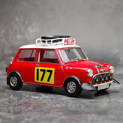 Tiny BMW MINI #177 Collector Display Red 1:18 Diecast Model Car - fine detailed model replica