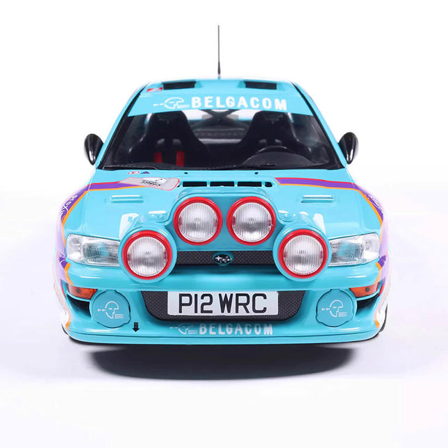 Solido Subaru Impreza S5 WRC99 #2 (1998) 1:18 Diecast Model Car - studio product photo of the scale model