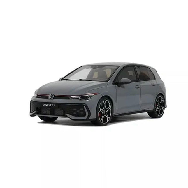 Otto Volkswagen Golf VIII GTI 2024 Grey 1:18 Resin Model Car - detailed collector display model