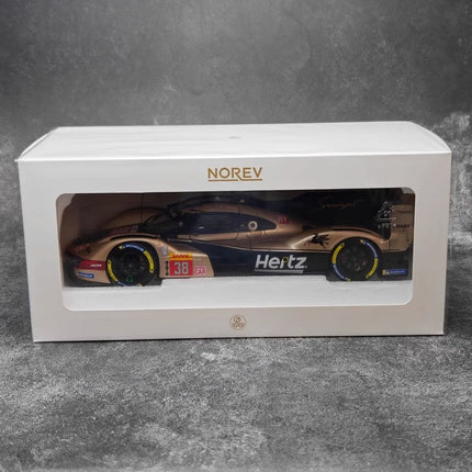 Norev Porsche 963 Hertz Team 2024 1:18 Diecast Model Car - collector display piece