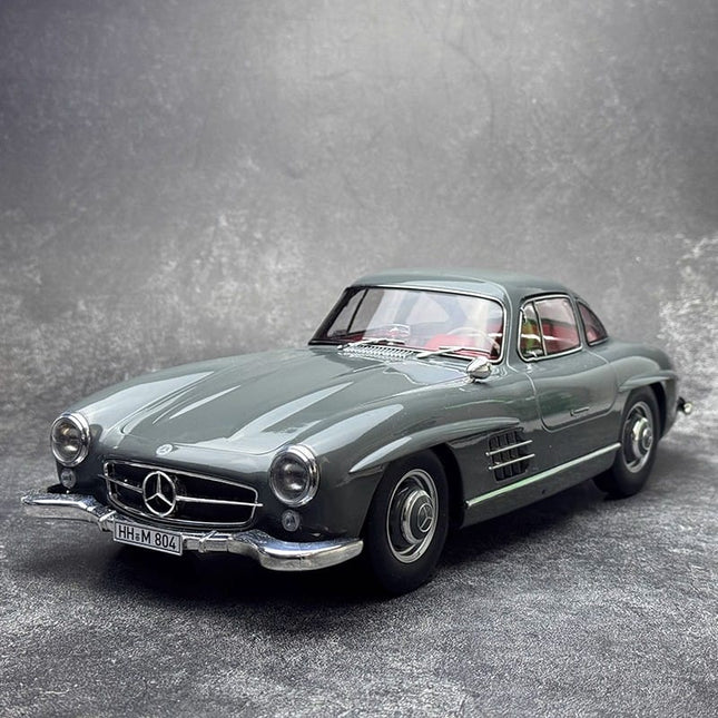 Norev Mercedes-Benz 300SL Gullwing Sealed Body 1:12 Diecast Model Car - detailed collector display model