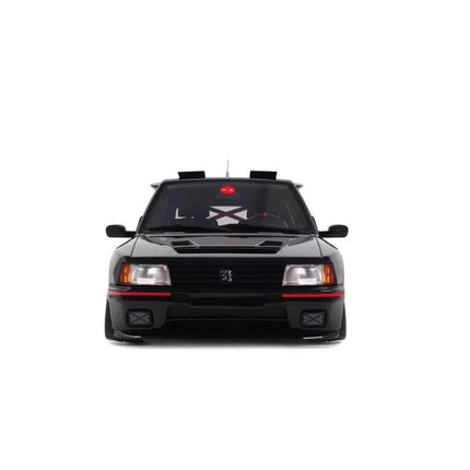 Otto Peugeot 205 Cyberpunk Widebody Black 1:18 Resin Model Car - studio product photo of the scale model