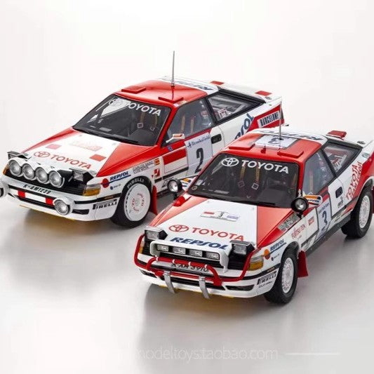 Kyosho Toyota Celica GT-Four ST185 Rally 1990 Safari 1:18 Diecast Model Car - detailed collector display model