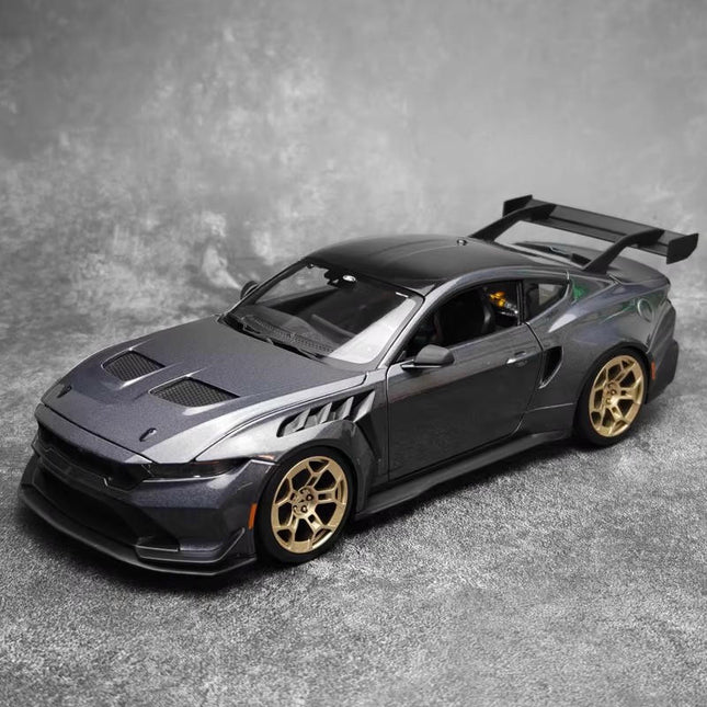 Maisto Ford Mustang GTD 2025 Red 1:18 Diecast Model Car - studio product photo of the scale model