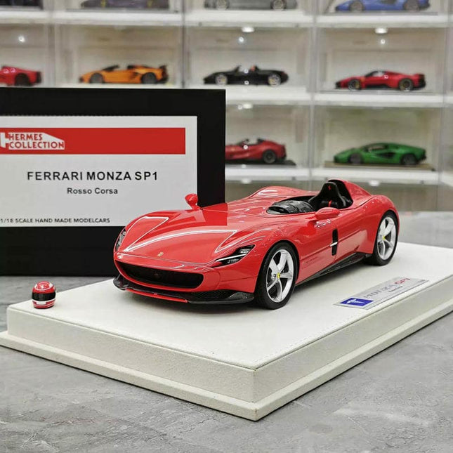 HERMES Collection Ferrari Monza SP1 1:18 Resin Model Car - detailed collector display model